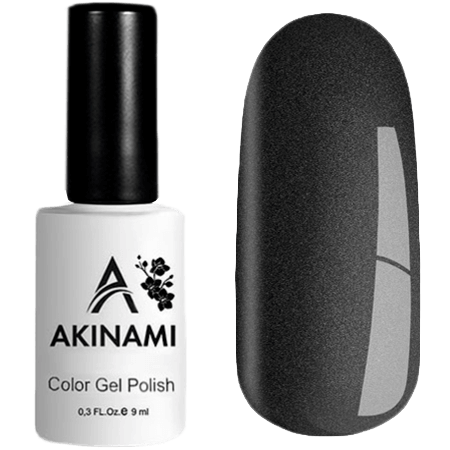 Гель-лак Akinami Color Gel Polish- тон №161 Black Metal