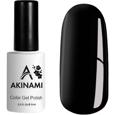 Гель-лак Akinami Color Gel Polish- тон №02 Black