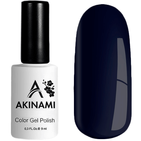 Гель-лак Akinami Color Gel Polish- тон №158 Black Blue