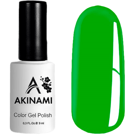 Гель-лак Akinami Color Gel Polish- тон №108 Electric Green