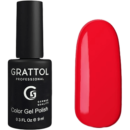 Гель-лак Grattol Color Gel Polish- тон №83 Pure Red